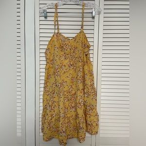 Old Navy yellow floral sundress - XL